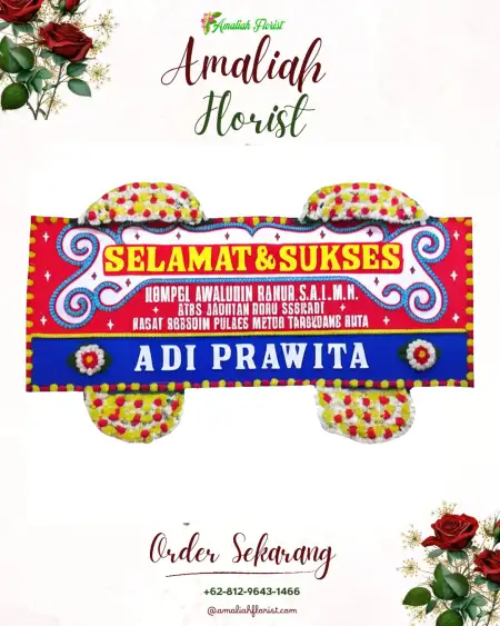 Papan Bunga Ucapan Selamat sukaratu